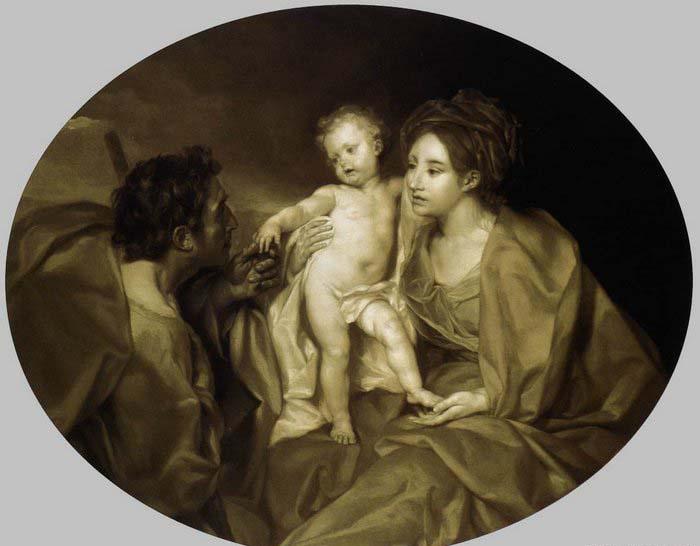 Anton Raphael Mengs The Holy Family oil painting image